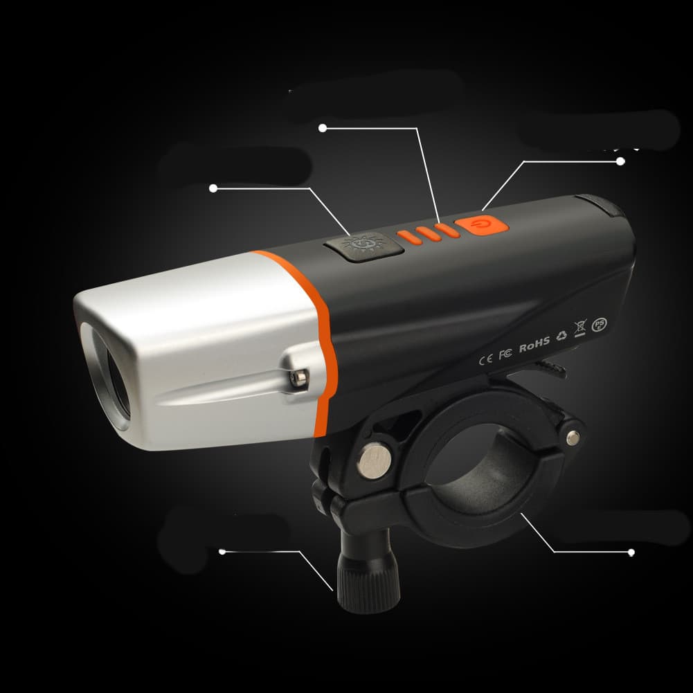 Intelligent Light Sensor Headlight Warning Mountain Bike 1