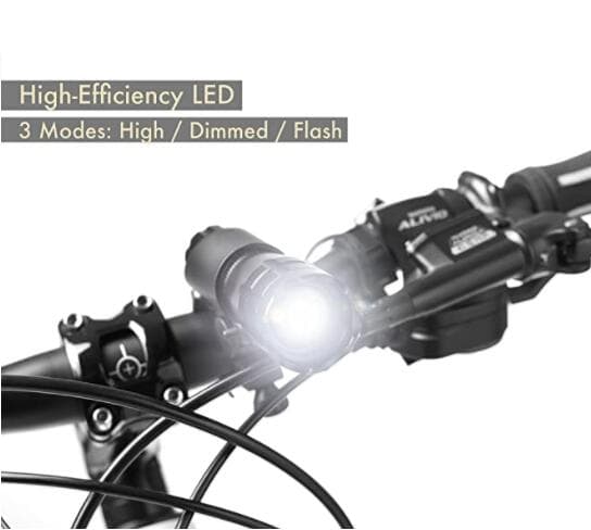 Bicycle front light and tail light kit 1