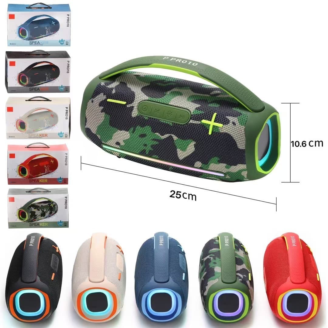 Portable High-Power PPRO10 Wireless Bluetooth Speaker 1