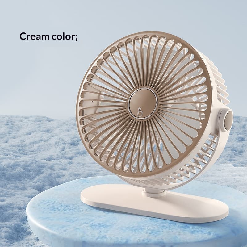 Portable Clip-On Silent Mini Car Charging Fan 1